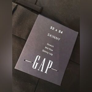 GAP Men's Skinny Black Chinos sz 32x34